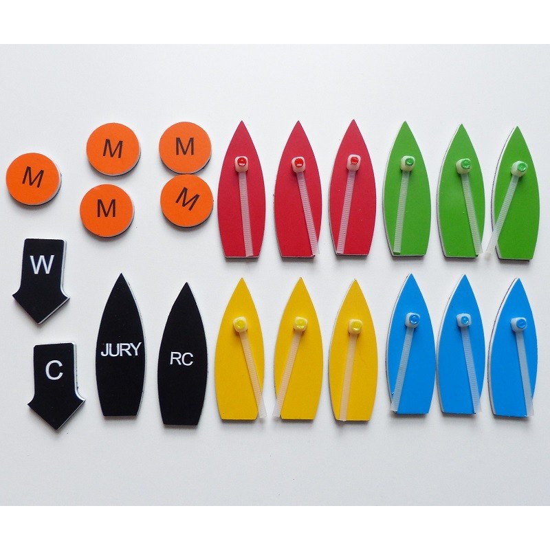 Set of mini magnetic boats - elements of set