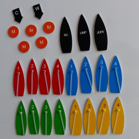 Big set of magnetic boats, protest kit - elements